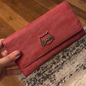 Target red cat wallet
